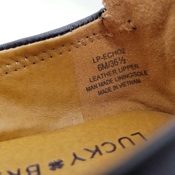 Lucky Brand Black Echo Ballet Flat, size 6 - Picture 5 of 12